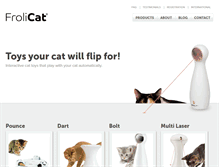 Tablet Screenshot of frolicat.com